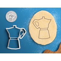 Kaffee Ausstechform - Kaffeetasse Kaffeemaschine Kekse Teetasse Geschenk Schild von RochaixCookieCutters