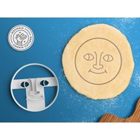 Mond Emoji Cookie Cutter - Poop Vollmond Geschenk von RochaixCookieCutters