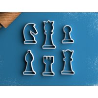 Schach-Ausstechform - Schach-Geschenk-Brettspiel-Ausstechform von RochaixCookieCutters