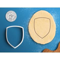 Schild Cookie Cutter - Polizei Abzeichen Polizist Geschenk Fußball Mannschaft Sport Kekse Varsity von RochaixCookieCutters