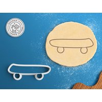 Skateboard Cookie Cutter - Longboard Geschenke Rollschuh Handrails Geburtstagsgeschenk von RochaixCookieCutters