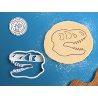 T-Rex Schädel-Ausstechform - Dinosaurier-Ausstechform Geek-Plätzchen Geek-Geschenk Jurassic Fossil Skull Brachiosaurus von RochaixCookieCutters