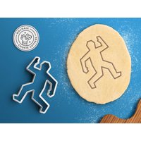 Tatort-Ausstecher - Serienmörder-Ausstechform-Polizei-Detektiv-Geschenk-Halloween-Ausstechform-Ausstechform von RochaixCookieCutters