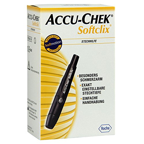 Accu Chek Softclix Schwarz, 1 St von Accu-Chek