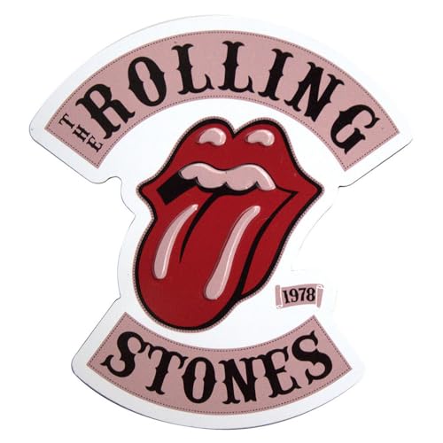 The Rolling Stones Tour 78 Embossed Kühlschrankmagnet One Size von Rock Off officially licensed products