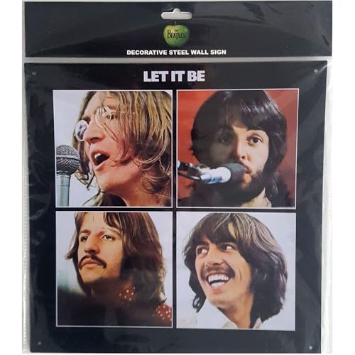 Beatles (The) - Let It Be (Targa Acciaio da Muro) (1 Accessorie) von Rock Off officially licensed products