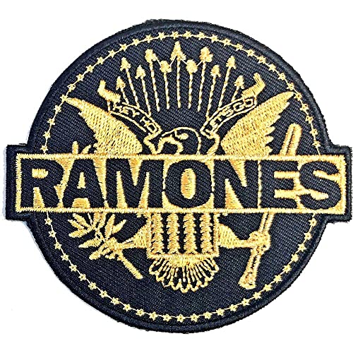 Ramones - Gold Seal [WOVEN PATCH] von Rock Off