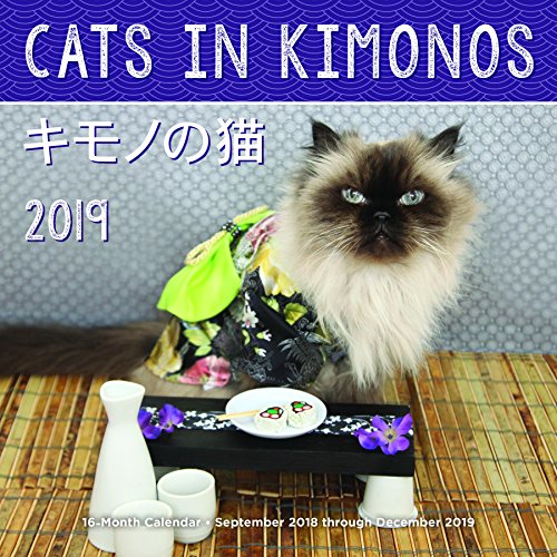Cats In Kimonos 2019: 16-Month Calendar - September 2018 through December 2019 von Rock Point