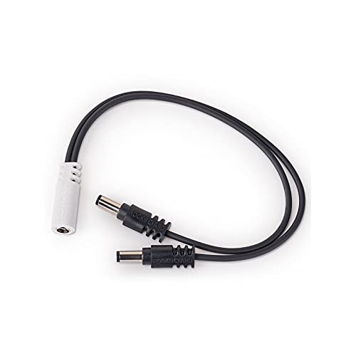 RockBoard Power Ace Current Doubler Y Cable, 2 x 2.1 x 5.5 mm barrel plug (parallel) to 2.1 x 5.5 mm barrel socket von ROCKBOARD by Warwick