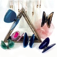 Achat Druzy Schmetterling Ständer von RockParadise