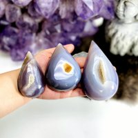 Achat Druzy Teardrops - Nach Größe | Rk200Box23 von RockParadise