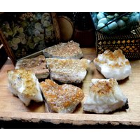 Citrin Cluster - 1-2 Pfund Low Grade Chakra Kristalle Geschenk Wohnkultur | Rk96B4 von RockParadise