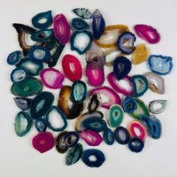Druzy Achat Kristall Scheiben - Center Wunderschöne Natürlicher Für Schmuck Bastelbedarf Feng Shui von RockParadise