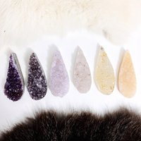 Druzy Tropfenförmiger Cabochon | Rk35B16-06 von RockParadise