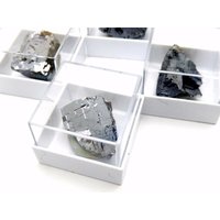 Galena Kristalle Roh Mineral in Einem Edelstein Sammleretui von RockParadise