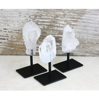 Kristall Quarz Punkt in Metall Basis Crystal Decor Großhandel Kristalle von RockParadise