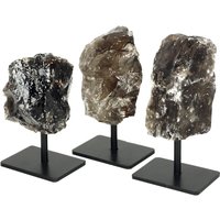 Rauchquarz Auf Metallständer - Quarz Chunk | Rk3-07 von RockParadise
