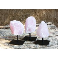 Rosenquarz Auf Metallständer - Metal Stand | Rk3-01 von RockParadise