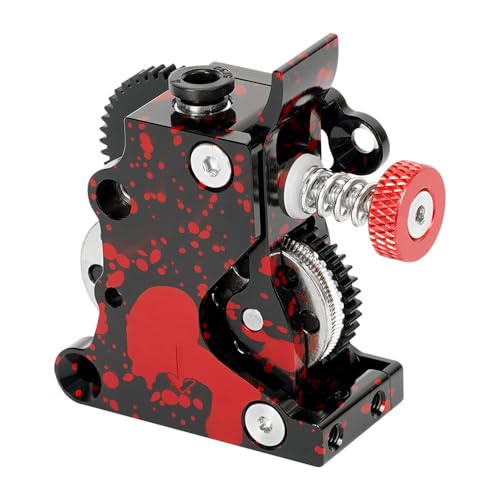 HGX Spiralzahn-Extruder, alle Metallkonstruktionen, Extrusion mit doppelter Geschwindigkeit, kompatibel mit CR-10 / CR-10S / ENDER-3 für 1,75 mm PLA/ABS/PETG Filamente / von RockVOQRN