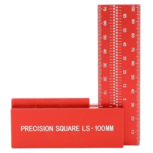 Machinist Square 100 mm Aluminiumlegierung Multifunktional L Typ Rechtwinkliges Lineal Werkzeug Tragbare Präzision für Holzbearbeitung Konstruktion Machinist Square 100 mm Aluminiumlegierung Multifunktional L Typ Rechtwinkliges Lineal Werkzeug Tragbare Präzision für Holzbearbeitung Konstruktion von RockVOQRN