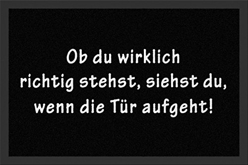 Rockbites Design 10125052C00000210 Fußmatte, Polyamid, Schwarz, 40 x 60 cm von Rockbites Design