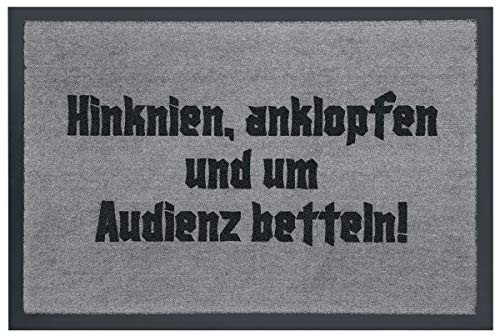 Rockbites Design 1012505610 Fußmatte, Polyamid, Schwarz, 40 x 60 cm von Rockbites Design