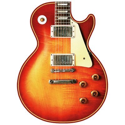 Rockbites Design 1012518610 Z886020 Gitarren Mousepad Sunburst, Mehrfarbig, 18 x 24 cm von Rockbites Design