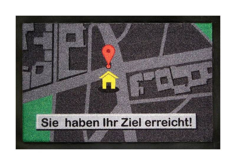 Rockbites Fußmatte Rockbites - Fußmatte "... Ziel erreicht" Türmatte Fußabstreifer von Rockbites