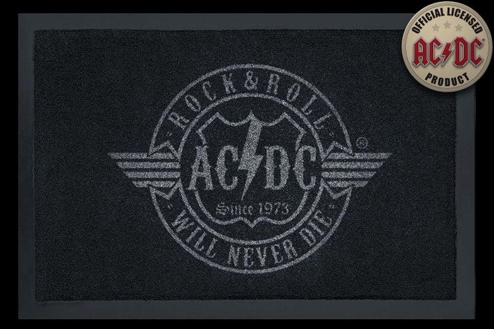 Fußmatte Rockbites - Fußmatte AC/DC - R`n`R Türmatte Fußabstreifer 25 (100818), Rockbites von Rockbites