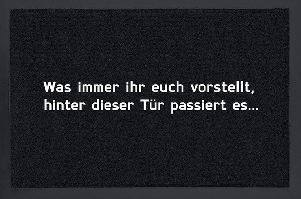 Fußmatte Rockbites Fußmatte Was immer ihr euch vorstellt" Fußabstreifer 43, Rockbites" von Rockbites