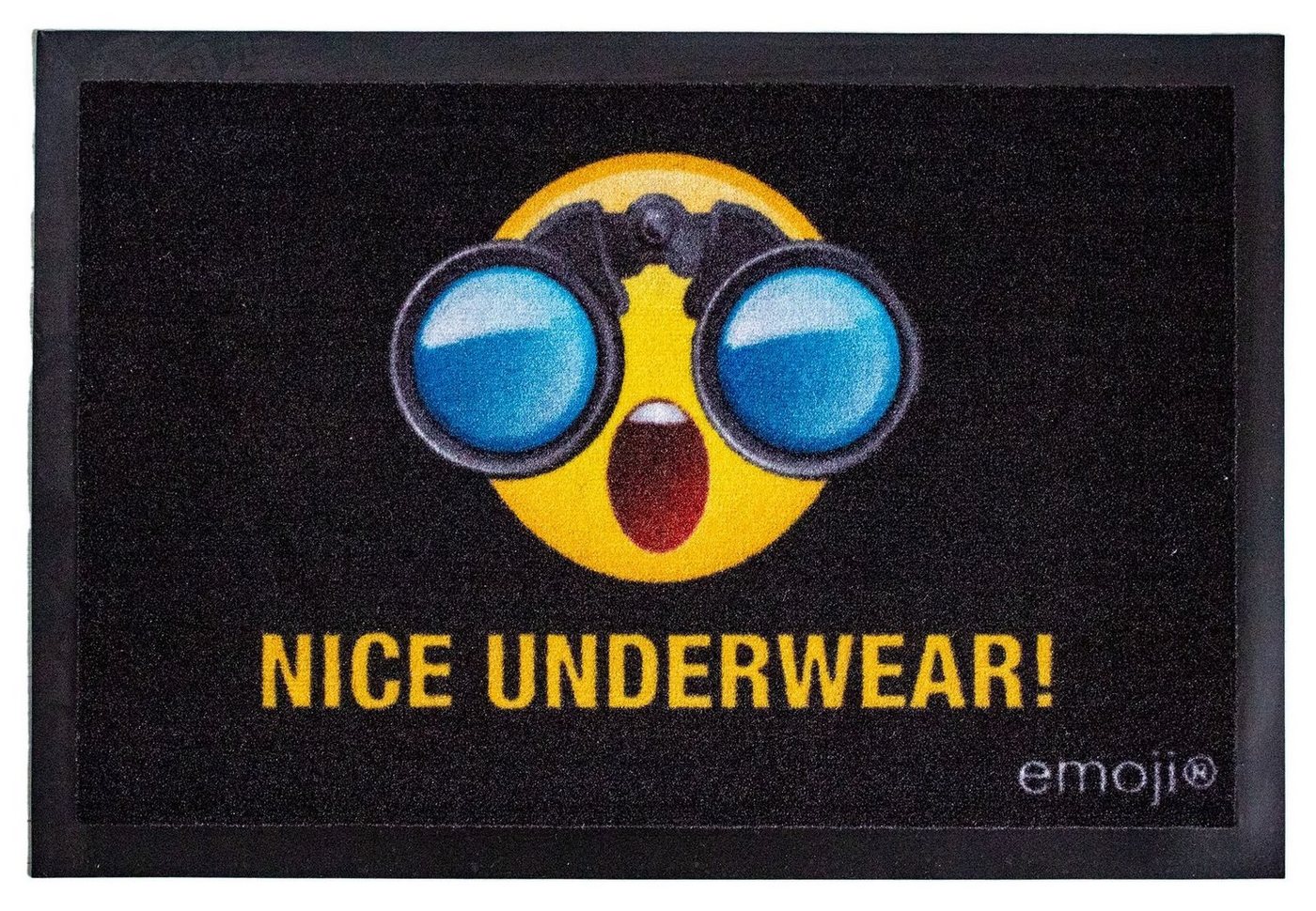 Fußmatte emoji- Türmatte Nice Underwear! 60x40 cm, Rockbites, Rechteckig, Höhe: 3 mm von Rockbites