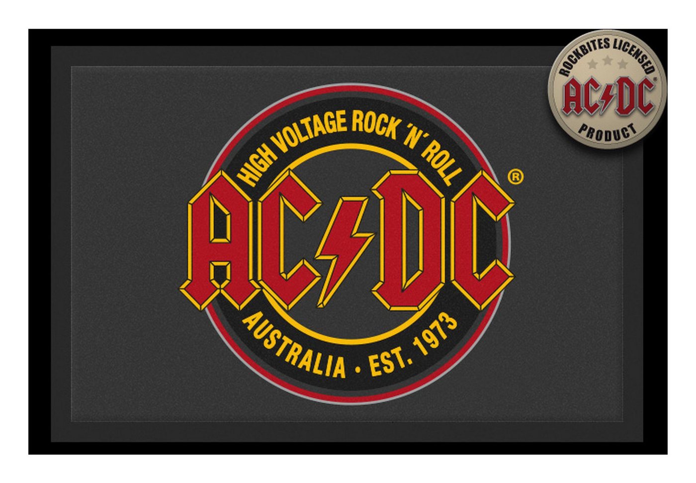 Rockbites Fußmatte Rockbites - Fußmatte Türmatte "AC/DC - Australia" Schwarz Nr. 26 Rockbites Fußmatte Rockbites - Fußmatte Türmatte "AC/DC - Australia" Schwarz Nr. 26 von Rockbites