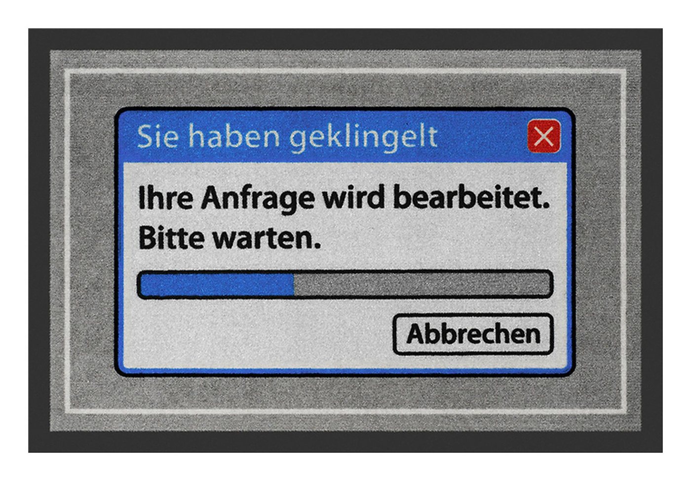 Rockbites Fußmatte Rockbites - Fußmatte Türmatte "Anfrage wird bearbeitet" Grau Nr. 18 Rockbites Fußmatte Rockbites - Fußmatte Türmatte "Anfrage wird bearbeitet" Grau Nr. 18 von Rockbites