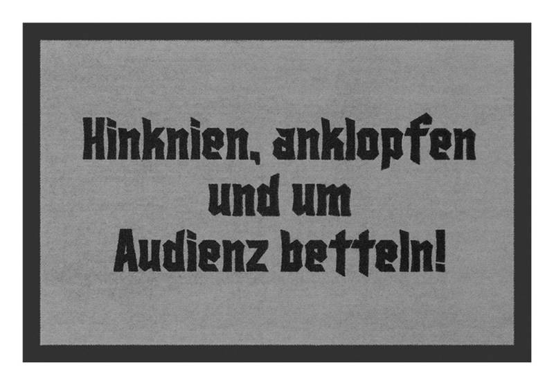 Rockbites Fußmatte Rockbites - Fußmatte Türmatte "Audienz betteln" Grau Nr. 82 (100797)* von Rockbites