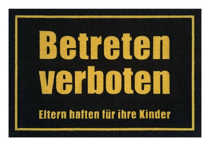 Rockbites Fußmatte Rockbites - Fußmatte Türmatte "Betreten verboten" Schwarz Gelb Nr. 96 Rockbites Fußmatte Rockbites - Fußmatte Türmatte "Betreten verboten" Schwarz Gelb Nr. 96 von Rockbites