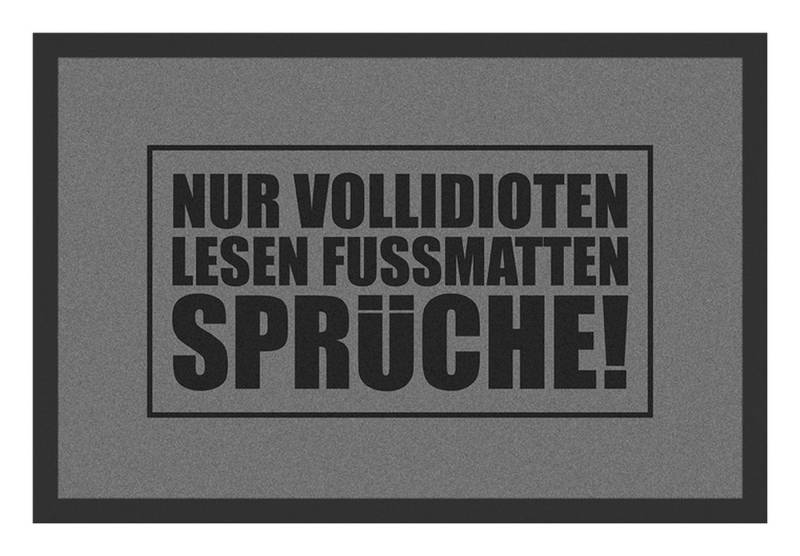 Rockbites Fußmatte Rockbites - Fußmatte Türmatte Fußabstreifer "Vollidioten" Grau Nr. Rockbites Fußmatte Rockbites - Fußmatte Türmatte Fußabstreifer "Vollidioten" Grau Nr. von Rockbites