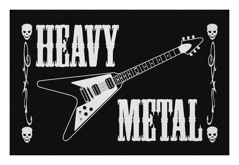 Rockbites Fußmatte Rockbites - Fußmatte Türmatte "Heavy Metal" Schwarz Weiß Nr. 147 Rockbites Fußmatte Rockbites - Fußmatte Türmatte "Heavy Metal" Schwarz Weiß Nr. 147 von Rockbites