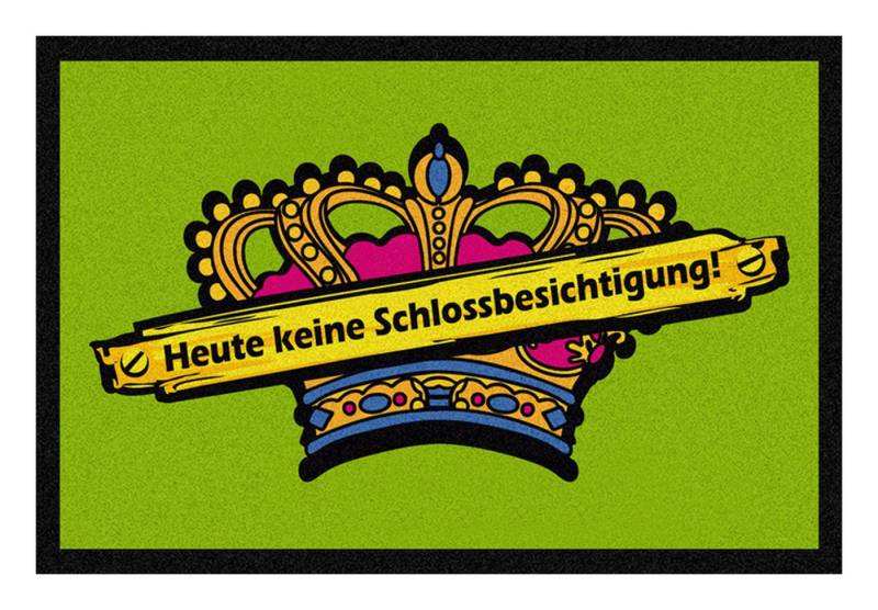 Rockbites Fußmatte Rockbites - Fußmatte Türmatte "Keine Schlossbesichtigung" Grün Nr. 19 von Rockbites