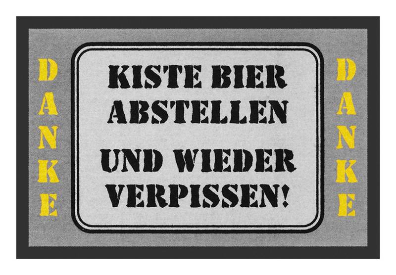 Rockbites Fußmatte Rockbites - Fußmatte Türmatte "Kiste Bier abstellen" Grau Nr. 30 Rockbites Fußmatte Rockbites - Fußmatte Türmatte "Kiste Bier abstellen" Grau Nr. 30 von Rockbites