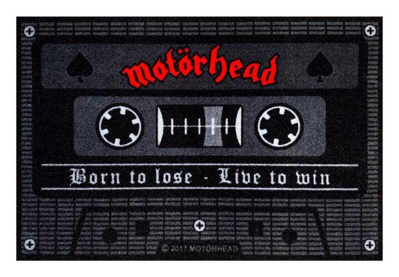 Rockbites Fußmatte Rockbites - Fußmatte Türmatte "Motörhead - Tape" Schwarz Nr. 131 Rockbites Fußmatte Rockbites - Fußmatte Türmatte "Motörhead - Tape" Schwarz Nr. 131 von Rockbites