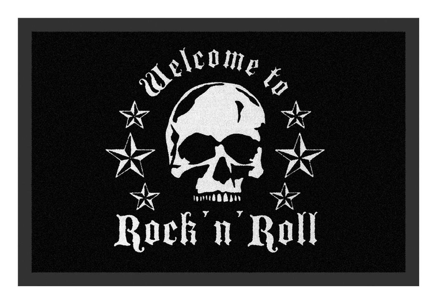 Rockbites Fußmatte Rockbites - Fußmatte Türmatte "Skull - Rock 'n' Roll" Schwarz Nr. 70 Rockbites Fußmatte Rockbites - Fußmatte Türmatte "Skull - Rock 'n' Roll" Schwarz Nr. 70 von Rockbites