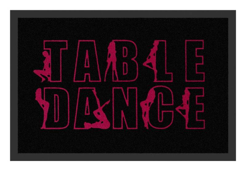 Rockbites Fußmatte Rockbites - Fußmatte Türmatte "Table Dance" Schwarz Pink Nr. 60 Rockbites Fußmatte Rockbites - Fußmatte Türmatte "Table Dance" Schwarz Pink Nr. 60 von Rockbites