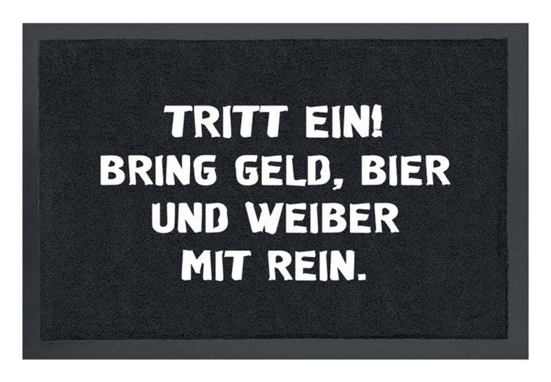 Rockbites Fußmatte Rockbites - Fußmatte Türmatte "Tritt Ein! Bring ..." Schwarz Nr. 119 von Rockbites