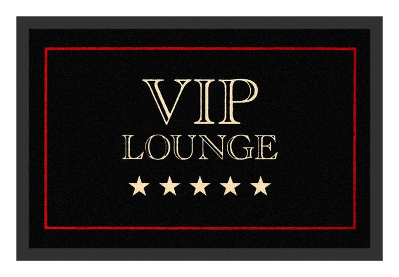 Rockbites Fußmatte Rockbites - Fußmatte Türmatte "VIP LOUNGE" Schwarz Nr. 71 (100508)* von Rockbites
