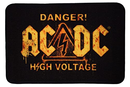 Rockbites Teppich- AC/DC- Danger! 50x80 cm Fan-Teppich, Teppich von Rockbites