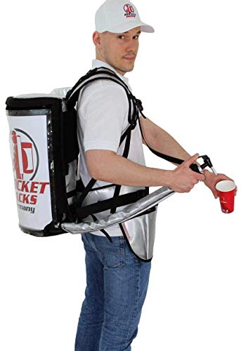 Getränke Rucksack mit 15 Liter Tank und Zapfhahn für Kaffee, Tee, Glühwein von Rocket Packs
