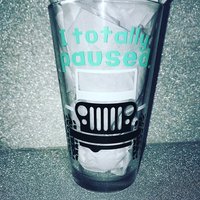 Cher Horowitz Clueless Film "Ich Völlig Angehalten" Jeep Pint Glas von RockiPaperScissors