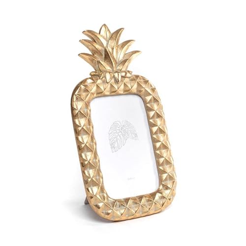 Rocking Gifts Bilderrahmen, 10 x 15 cm, Ananas, goldfarben, dekorativ, elegant, lustig, 27 cm Rocking Gifts Bilderrahmen, 10 x 15 cm, Ananas, goldfarben, dekorativ, elegant, lustig, 27 cm von ROCKING GIFTS