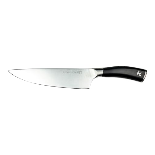 Equilibrium by Rockingham Forge 20cm Kochmesser mit Klinge aus deutschem Edelstahl und schwarzem Griff von Rockingham Forge