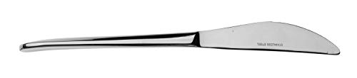 Rockingham Forge Designer Collection Fiesta Sortiment 12er Set Tafelmesser aus hochwertigem 18/10 Edelstahl, geschmiedeter Stahl, 225mm, Hochglanzpolitur von Grunwerg